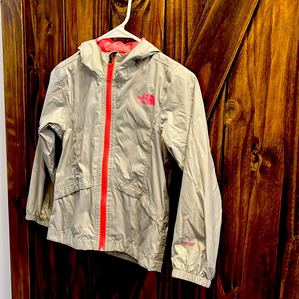 Girls North Face Rain Coat
